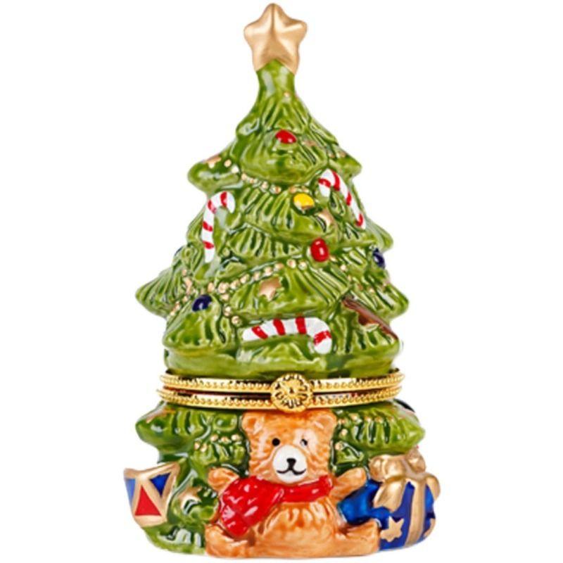 

Винтажная коробка для хранения, подарок на день рождения для девушки и лучшего друга, рождественский подарок зелёный