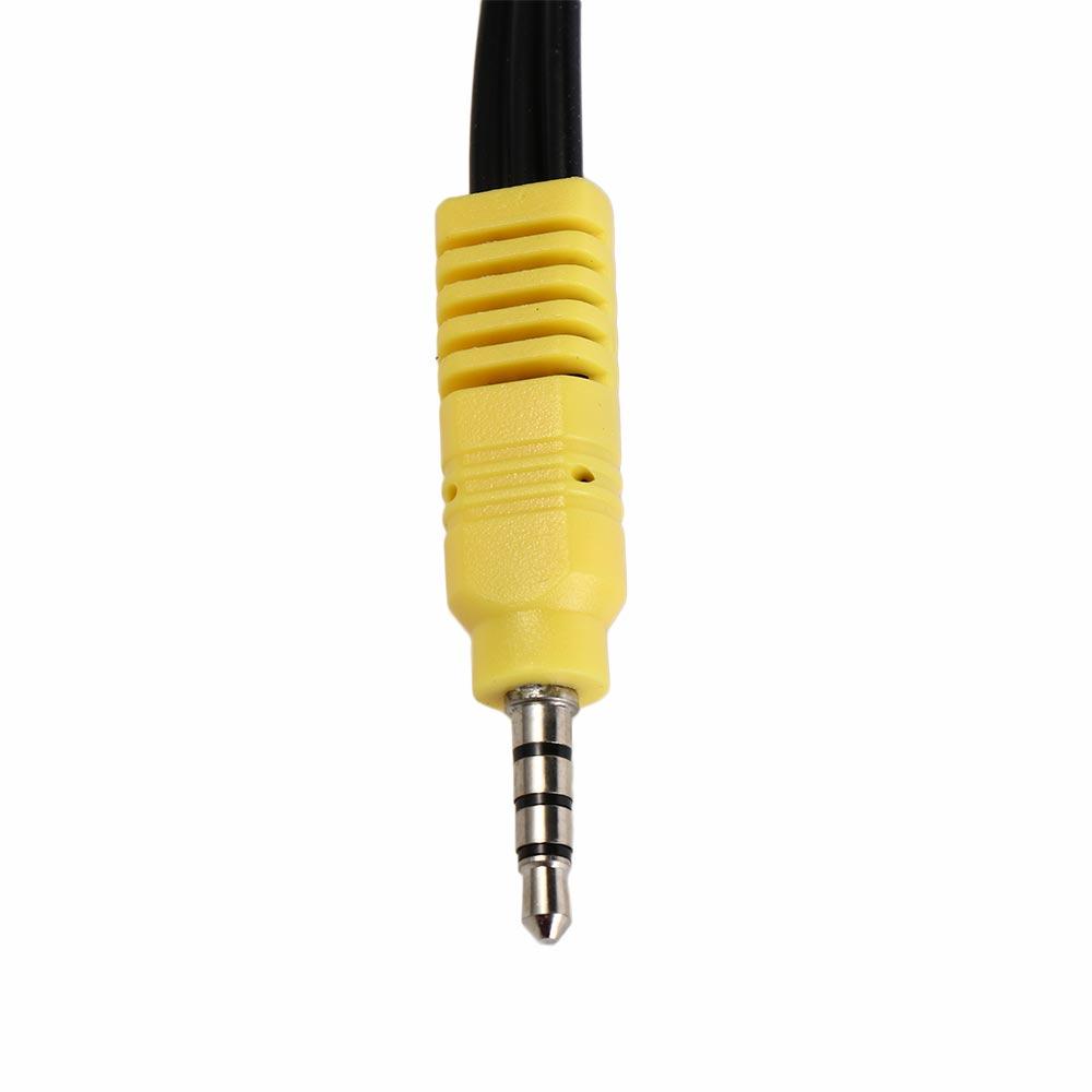 Stereo 3.5mm Cable 3 RCA Female 3.5mm to Cable Portable 3.5mm Aux Male  Video and Audio