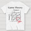 Game Theory - Nash Equilibrium Cotton Summer Casual Cool Loose T-Shirt