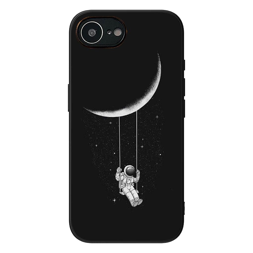 Astronaut Moon Stars Sky Phone Cover for Samsung Galaxy A36 A17 A26 A07 A35 A54 A53 A13 A33 A34 S8 S9 S20 S21 FE S10 Plus Case