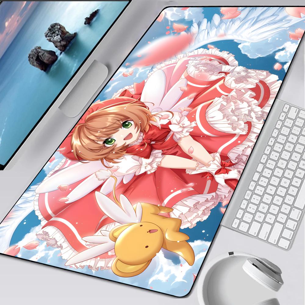C-Card C-Captor Sakura Mouse Pad Rubber Mat Laptop Xxl Mousepad Notebook Gamer Computer Table Gaming Accessories