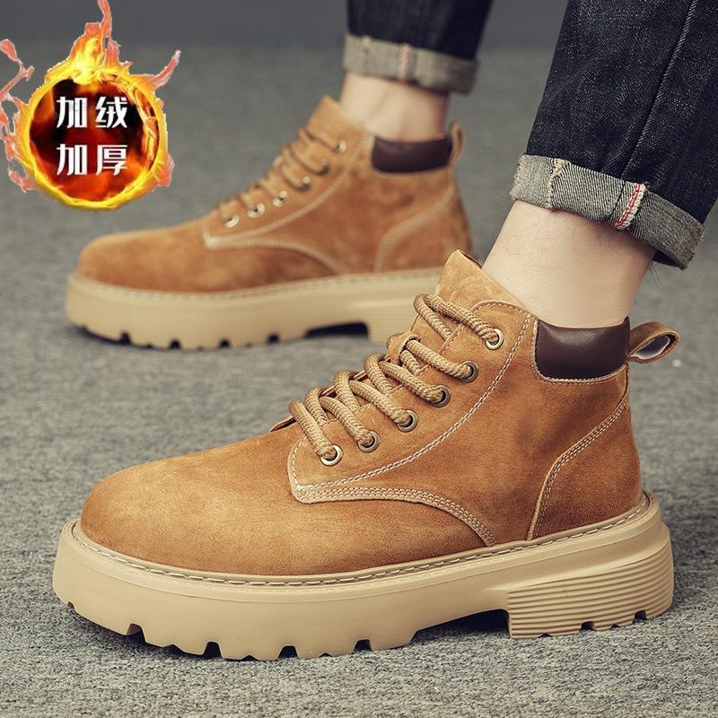 

New handmade leather men s shoes 2025 autumn retro trend outdoor platform casual shoes low-top versatile tooling shoes 44