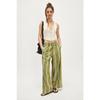 Autumn and Winter New Fashion Women's Wide Leg Trousers Printed Striped Loose-fitting High-waisted Pants