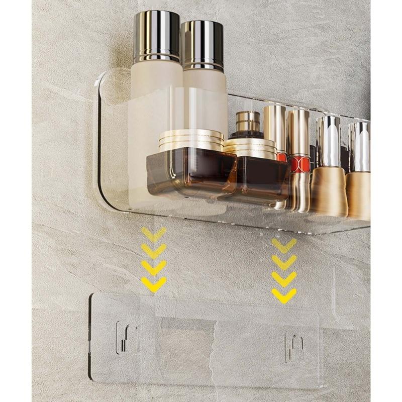 Adhesive Organizers For Bathroom Functional Wall Mounted Storage Box Adhesive Designs for Bathroom and Kitchen