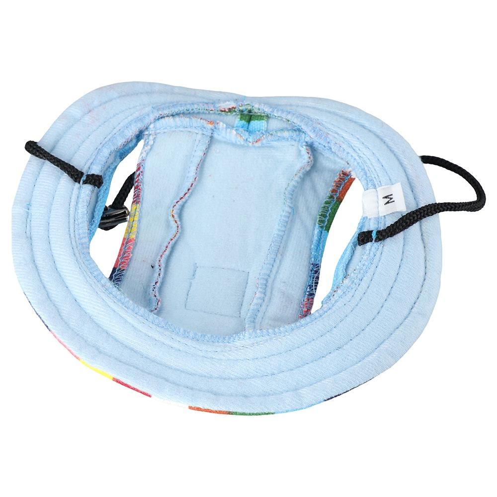 Stripe Mesh Cloth for Small Medium Canvas Sunhat Cat Hat Pet Products Dog Caps