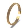 Men Vintage Black Bangle Stainless Steel Cuban Cuff Bracelets Hand Wristband Jewelry Friends Gifts Accessories