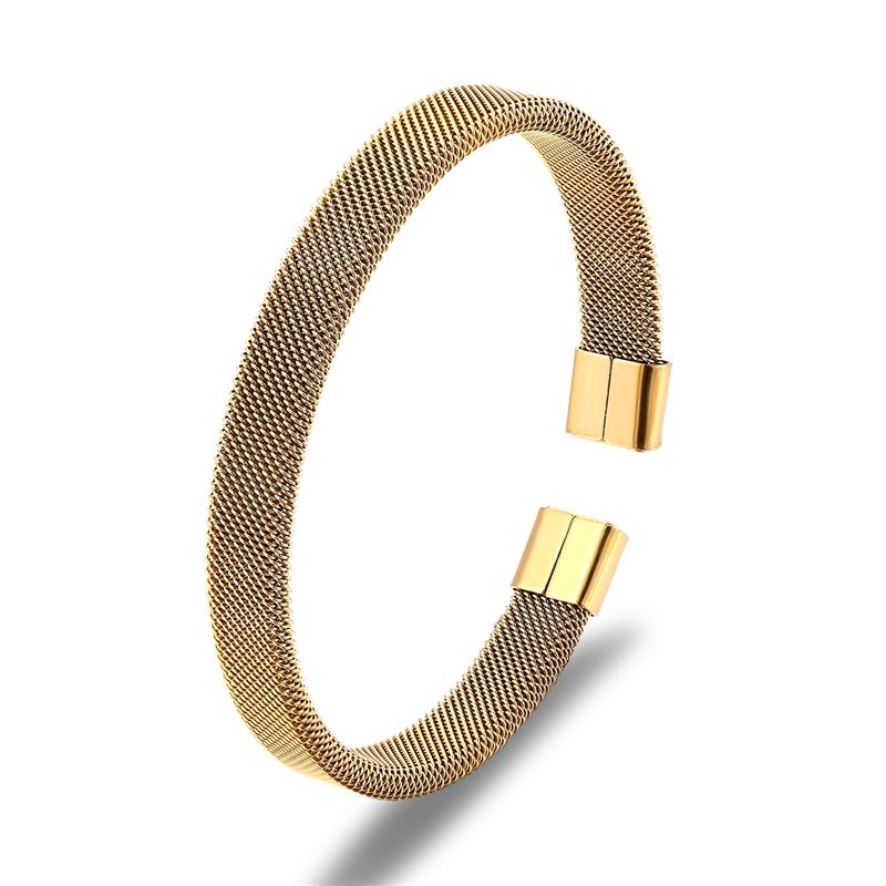 Men Vintage Black Bangle Stainless Steel Cuban Cuff Bracelets Hand Wristband Jewelry Friends Gifts Accessories