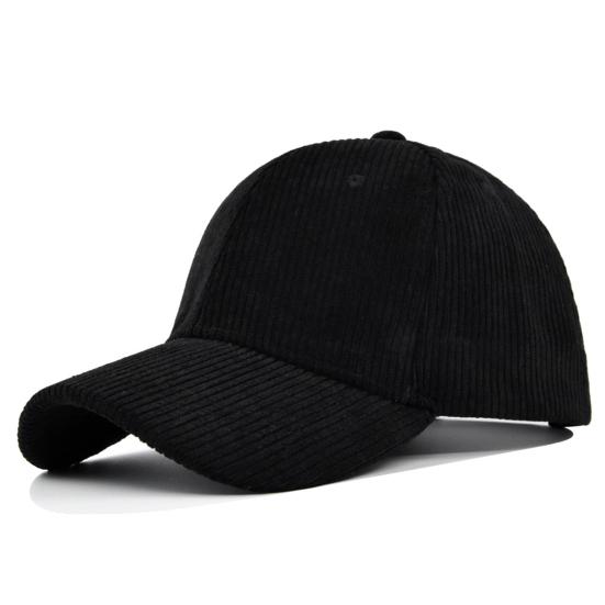 Berretto Da Baseball Unisex A Righe Bianche E Nere - Regolabile, Traspirante, 100% Poliestere, Taglia Unica (52,4-59,9 Cm)