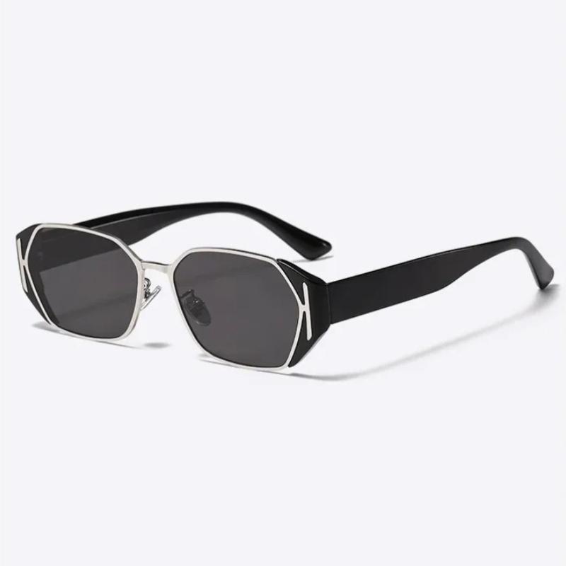Retro Square Frame Sunglasses UV400 Protection for Women Men Holiday Travel Sunshade