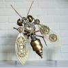 Creative Insect Decor Figurine Mechanical Metal Assembly Model Home Office Gear DIY Craft Desktop Decor Collectible Gift