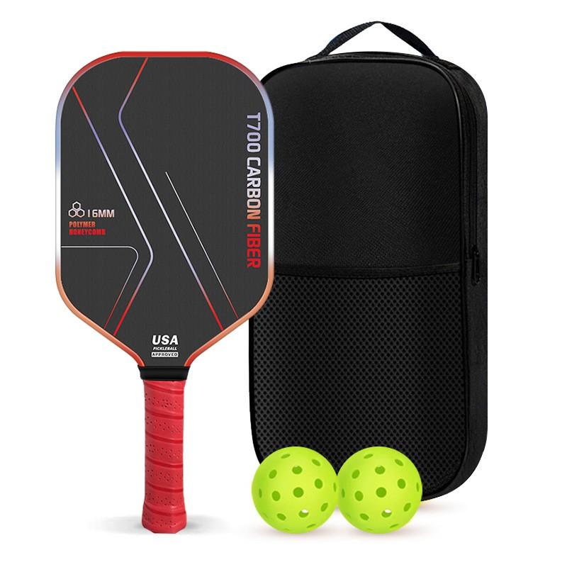 T700 Carbon Fiber Pickleball Paddle Set - Complete Kit All Players