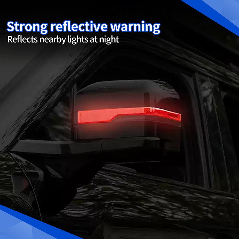 For BYD Leopard 5 2025+ Rearview Mirror Reflective Stickers Nighttime Reflective Decorative Sticker Accessories 2PCS