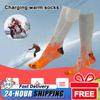 3 Level Temperature Winter Heating Socks Cold-Proof Winter Warm Thermal Socks Electric Heating Socks for Outdoor Skiing Hiking