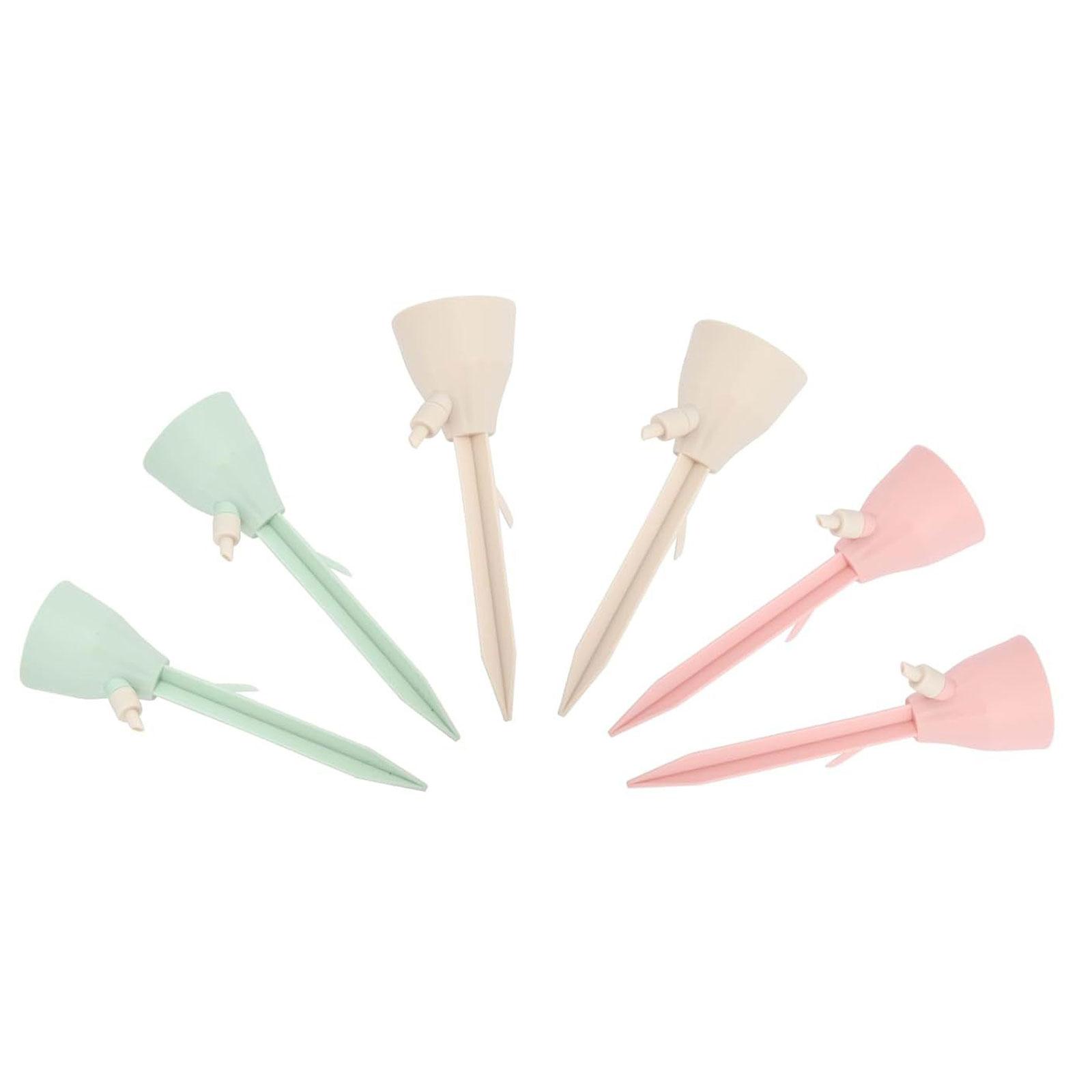 

Набор из 6 самополивающихся шипов для комнатных и уличных растений, система автоматического капельного полива с регулируемыми клапанами и переключателем