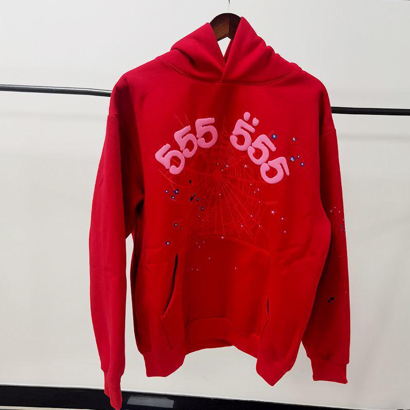 Sp5der Huvtröja: Tungvikts sweatshirt med fleecefoder 450G