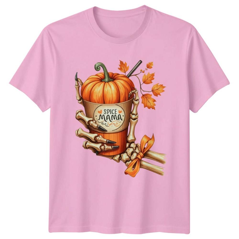 Spice Mama Unisexs TShirt Pumpkin Spice Coffee Halloween Gift For Her