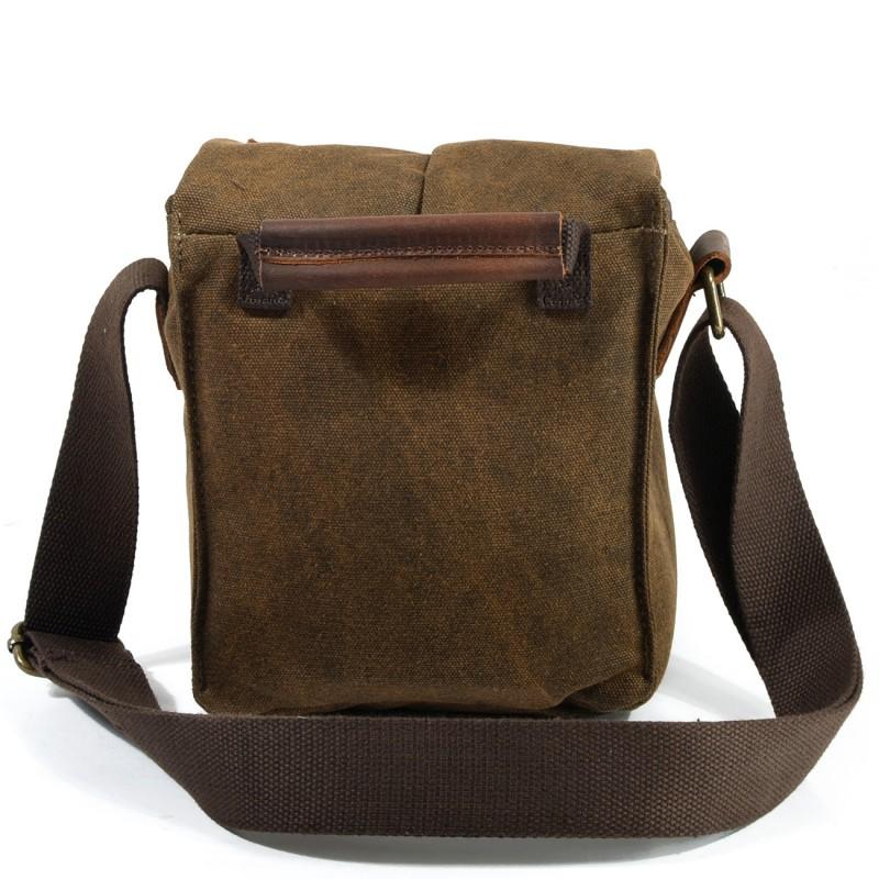 Vintage Canvas DSLR Camera Shoulder Bag Men Women Outdoor Travel Photography With Waterproof Shockproof Interior