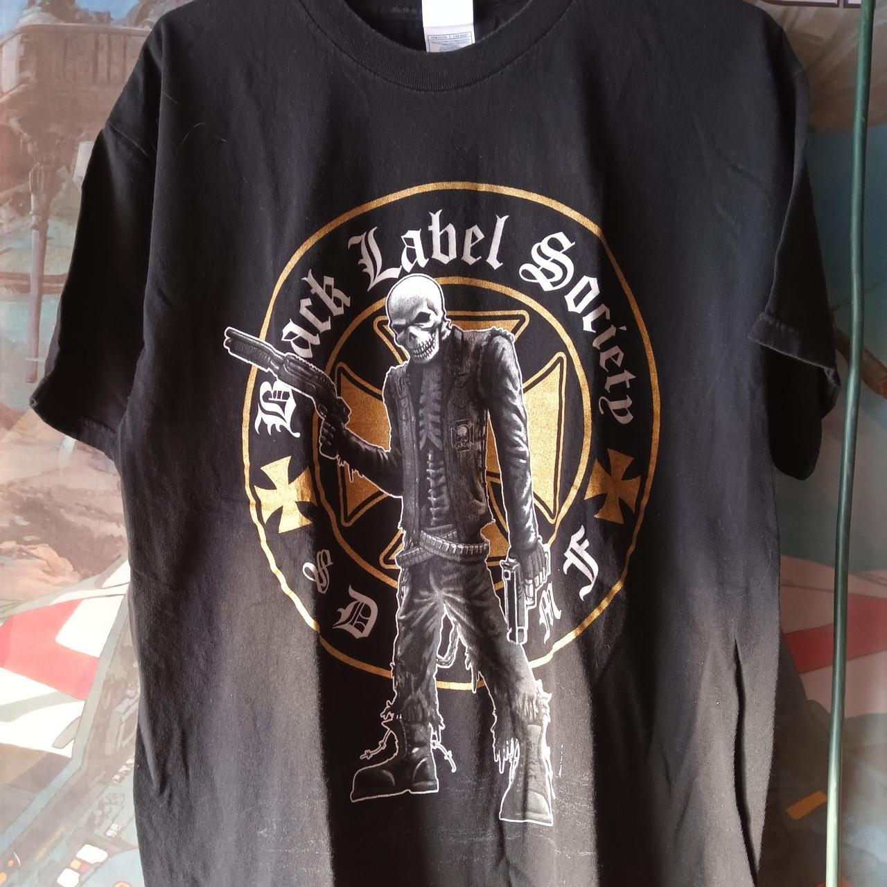 Black Label Society band basic black Unisex T shirt 90s classic tee XXXXL