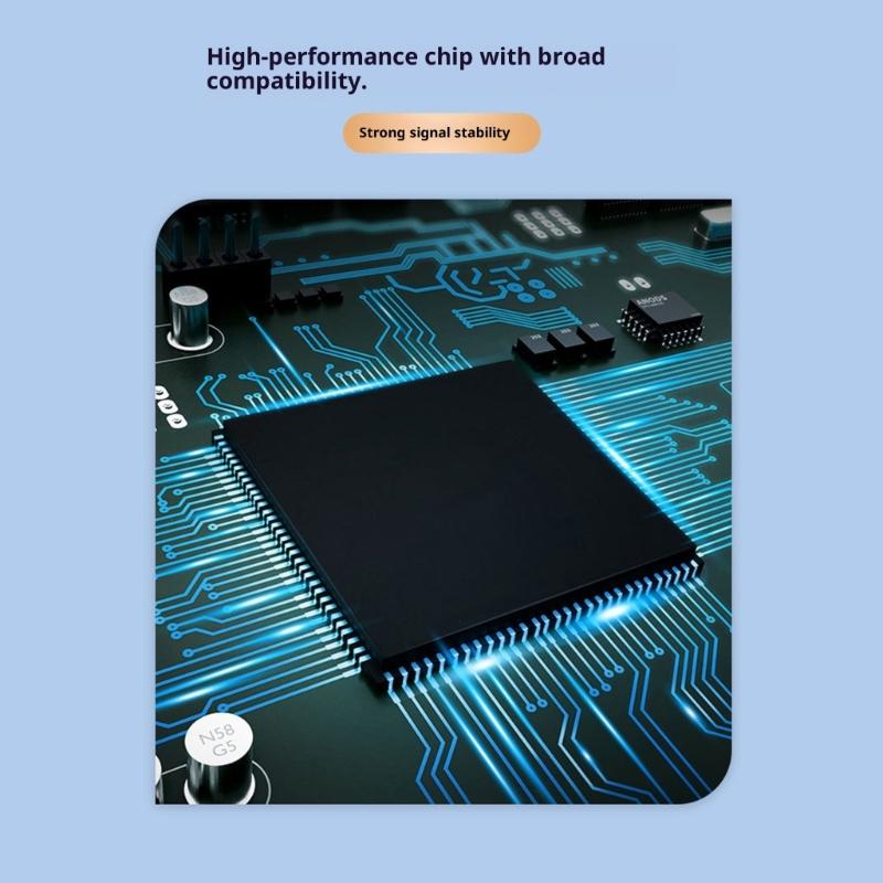 1x8 HDTV Distribution Amplifier With 4K60Hz Resolution Output Intelligent Switching For Gaming Consoles And PC