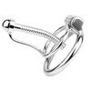 LEZEE Male Chastity Cage Lock Gender-bending Clips Femboy Chastity Clip Penis Bending Pins Sissy Cockring Sex Toys For Men