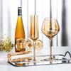 Kryształowy Bursztynowy Kieliszek do Czerwonego Wina Karafka Ultra-Cienki Burgundzki Bordeaux Kielich Duży Brzuch Kieliszek do Degustacji Bar Dom Weselny Impreza Naczynia do Napojów
