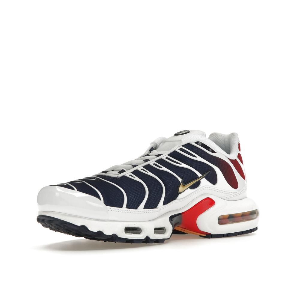 Nike Paris Saint-Germain X Air Max Plus Home Kit Men Sneakers White Midnight-Navy University-Red FZ4776-100