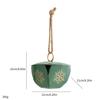 European Vintage Wrought Iron Snowflake Bell Pendant Christmas Decoration