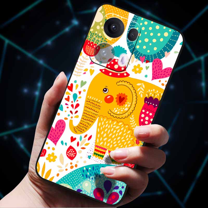 3D Flowers Emboss Fundas For OPPO Reno 13 Reno13 Pro 13F 5G Case Soft Silicone Phone Case for OPPO Reno13 Pro Back Cover Coque