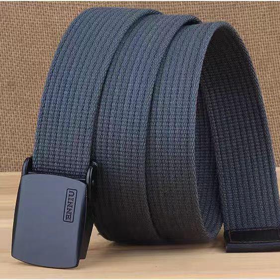 ENNIUTenură groasă din pânză Cureaua ocazională în aer liber pentru bărbați, pantaloni de modă coreeană, curea, pantaloni cu instrumente