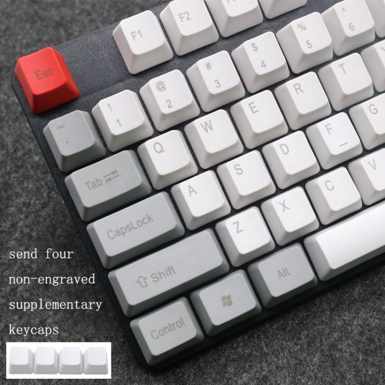 Mekanisk Tastatur Laser PBT Tastekapsel Karbon Uten Ord
