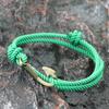 Vintage Fish Hook Boat Anchor Men Bracelet Casual Adventure Accessories Male Double Layer Adjustable Jewellery Gift