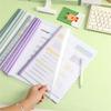 10Pcs Plastic Binder Paper Protector Report Folders with Clear Cover 60 Sheet Capacity Report Cover with Sliding Bar
