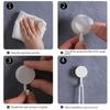 5/10PCS Self Adhesive Wall Hook Strong Without Drilling Coat Bag Bathroom Kitchen Towel Hanger Hooks Home Storage Accessories