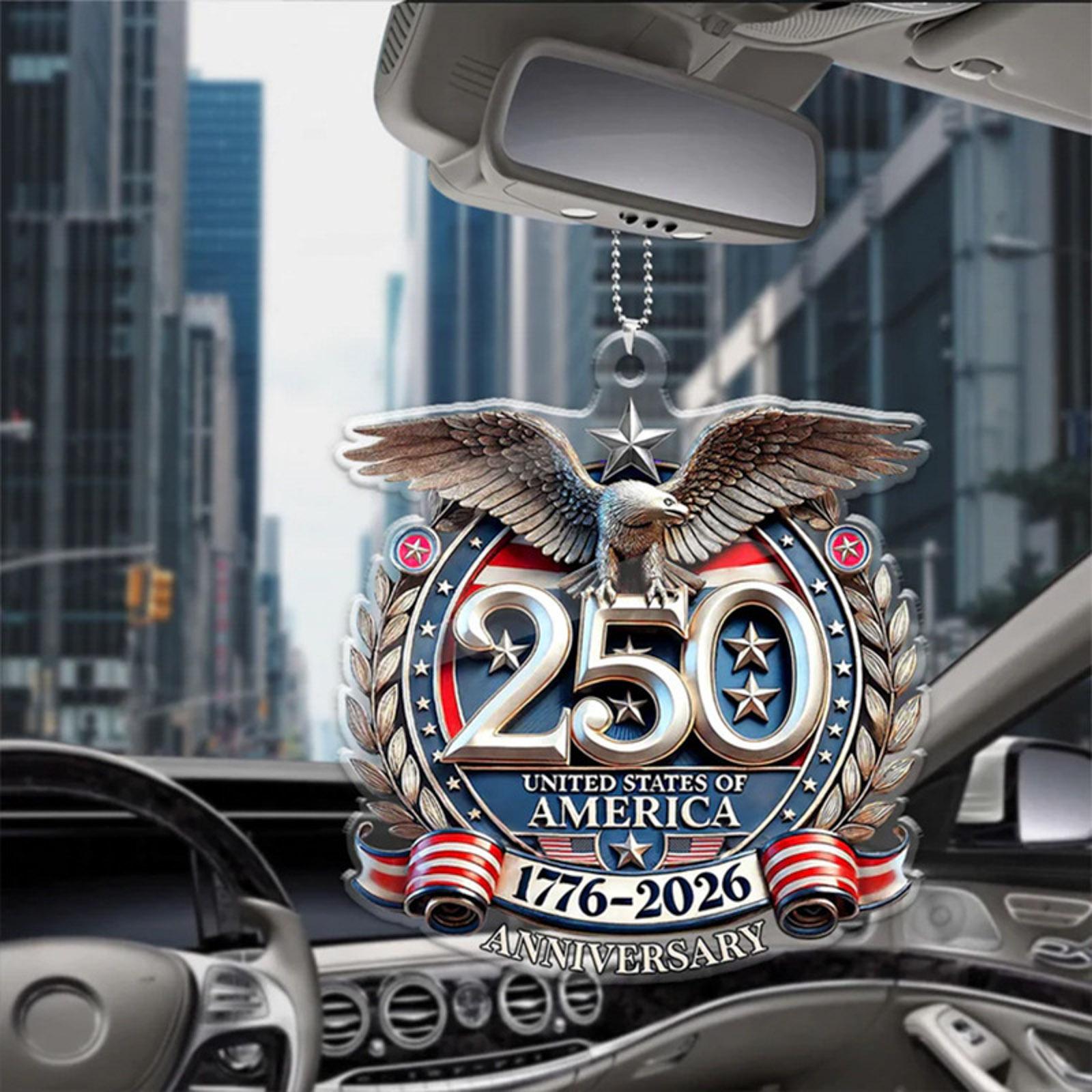 America 250th Anniversary Commemorative Usa 250th Anniversary Challenge For Patriotism Lovers Staircase Garland Flocked One Size
