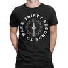 Thirty Seconds To Mars T-Shirts für Unisex Unisex Vintage Reine Baumwolle T-Shirts Rundhals Kurzarm T-Shirts Geschenk Oberteile