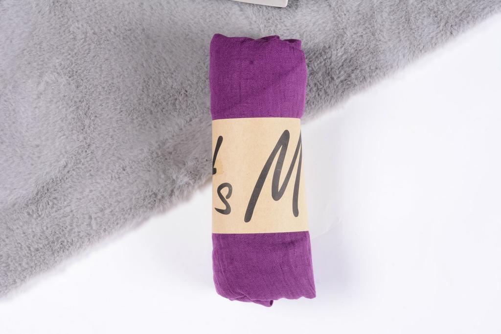 Cotton And Linen Scarf, Women's Spring And Summer, New Ethnic , Color Shawl, Candy Color, Pleated Scarf, Hijab Silk Scarf