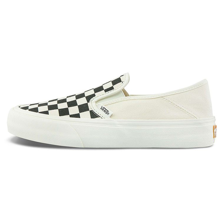 Vans Slip-On Canvas Checkerboard Low Top Skate Shoes Unisex Sneakers Black White VN0A3MVD42E
