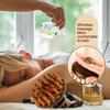 Hochwertige Holzkopfhaut-Massagebürste, Shampoobürste, Nass und Trocken, Kopfhautmassagegerät zur Reduzierung von Schuppen und zur Stimulation des Haarwachstums