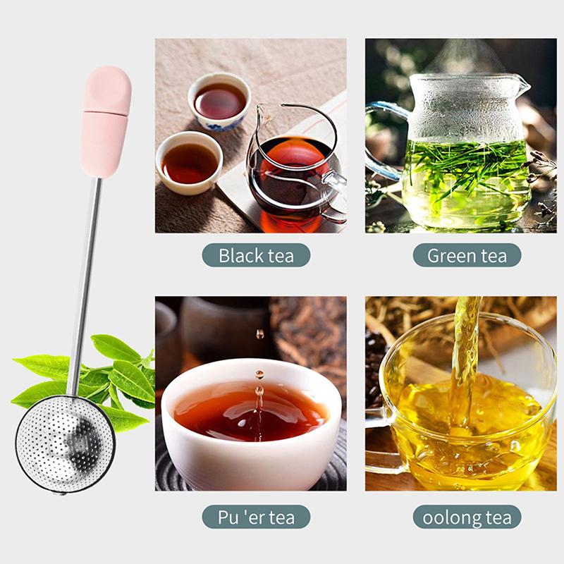 Portable Outdoor 304 Stainless Steel Rotating Tea Infuser With Tea Ball, Tea Strainer, And Filter Mesh; Coffee Grounds Filter