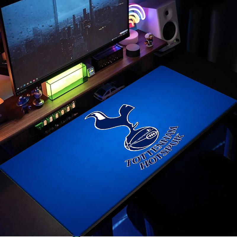 Tottenham Hotspur Crest mouse pad, rubber base, esports desk mat, mouse pad for gamers and office use, gaming desk , easy to clean mat