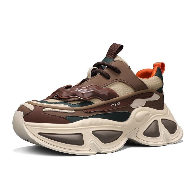 

Men s shoes autumn and winter new dad shoes platform heightening casual shoes men s retro fashion sports running shoes 44