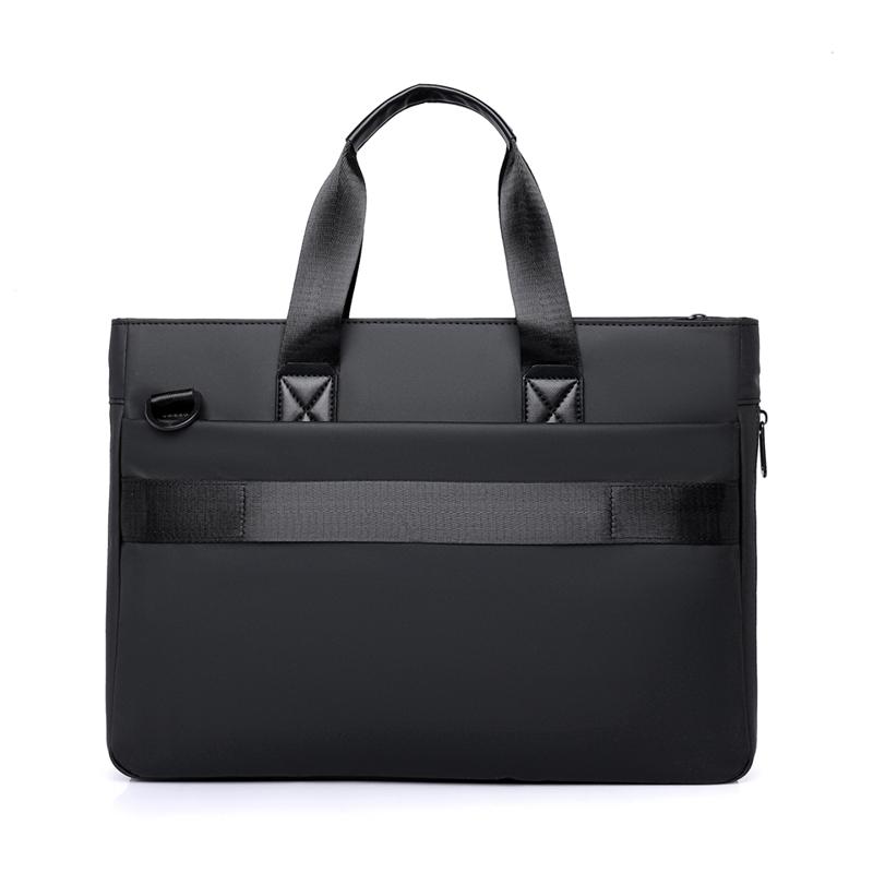 Men's Business Briefcase Large Capacity Handbag Oxford Crossbody Bag Commuter Shoulder Computer Bag