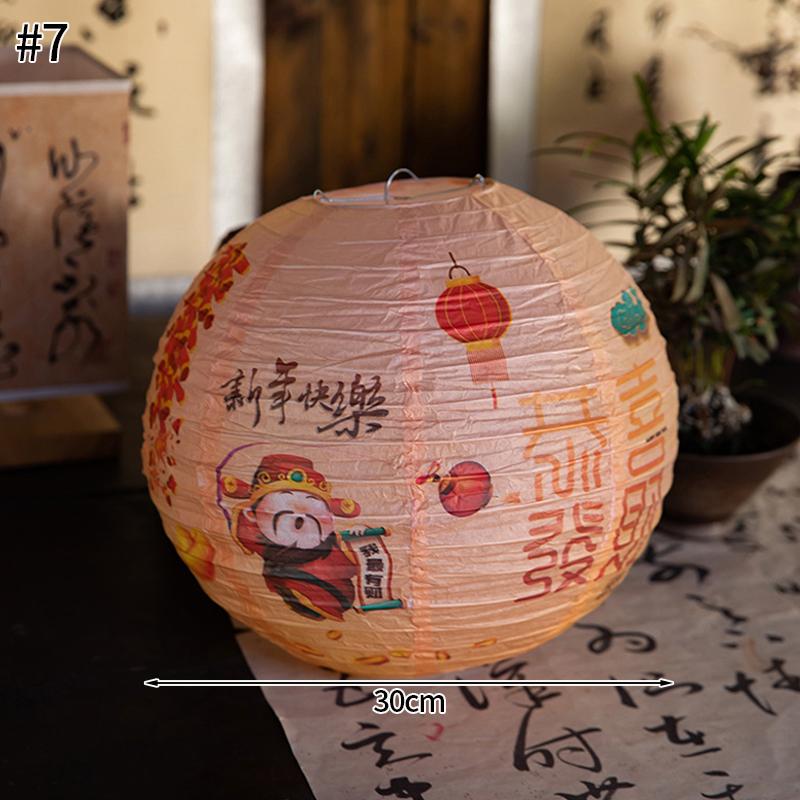 Neues Chinesisches Jahr Papierlaterne Neujahrsdekoration Chinesische Frühlingsfest-Artikel Das Jahr der Schlange Hängelampe