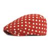 Y2k Polka Dot Beret Cotton Retro Painter Hat Personality Forward Cap  Spring