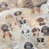 Mr.Paper,Cute Animal Masking Tape 1 Roll Kawaii Dog PET Tape Home Handbook Scrapbook Decoration Gifts