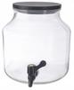 Glass Jug with Tap for Lemonade with Lid 52l