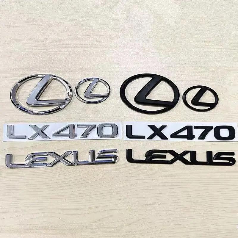 car Suitable For Lexus Car Rear Trunk Badge Logo Car Steering Wheel Car Emblems Replacement LX470 Auto Accessories