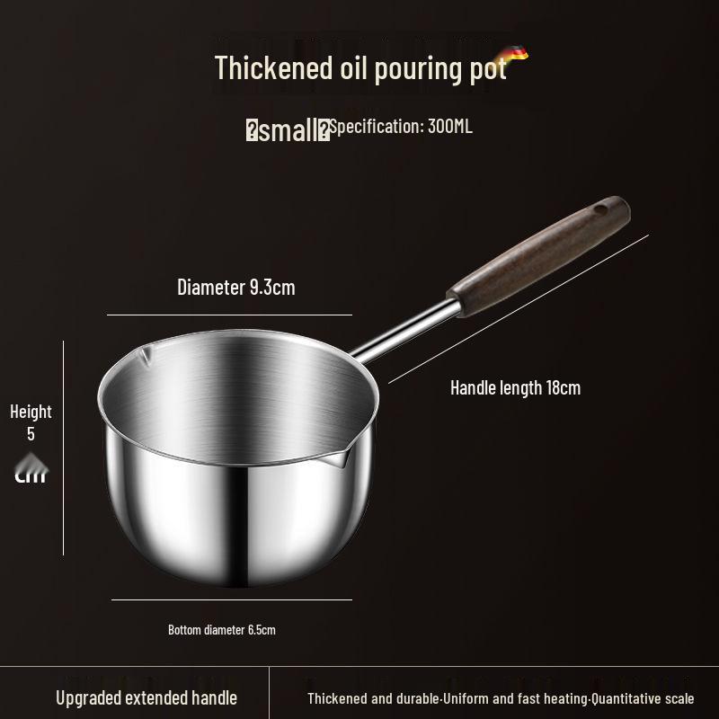 Stainless Steel Multi-functional Oil Splatter Pot for Home Use