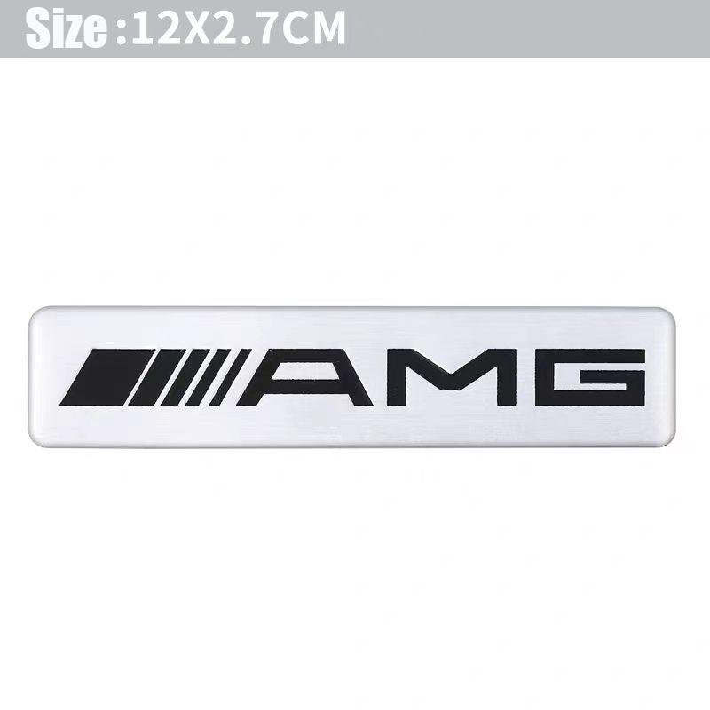 Mercedes Benz Series Aluminum Badge Car Body Stickers Decals For Mercedes Benz AMG W203 W206 W220 W205 W211 W212 W201 W168 W108 OS5