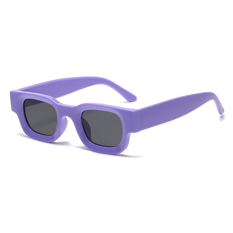 Vintage Designer Square Sunglasses Women Men Luxury Punk Concave Frame Hip Hop Eyewear UV400 Protection